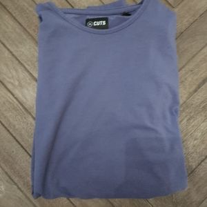 Cuts Clothing AO Curve Hem longsleeve- Moonshadow
